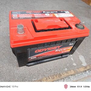 Odyssey Extreme Series AGM Battery - Red and Black